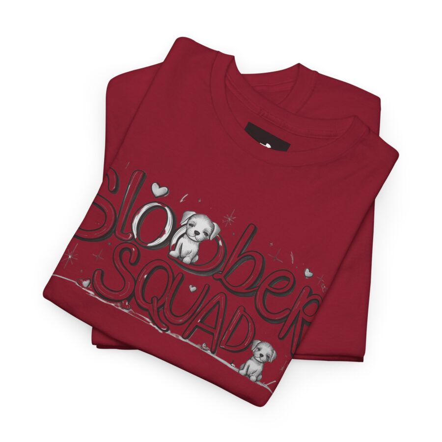 Slobber Squad Unisex Heavy Cotton Tee - Fun Pet Lovers T-Shirt - Image 20