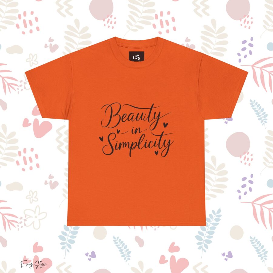 Beauty in Simplicity Unisex Heavy Cotton Tee - Image 7