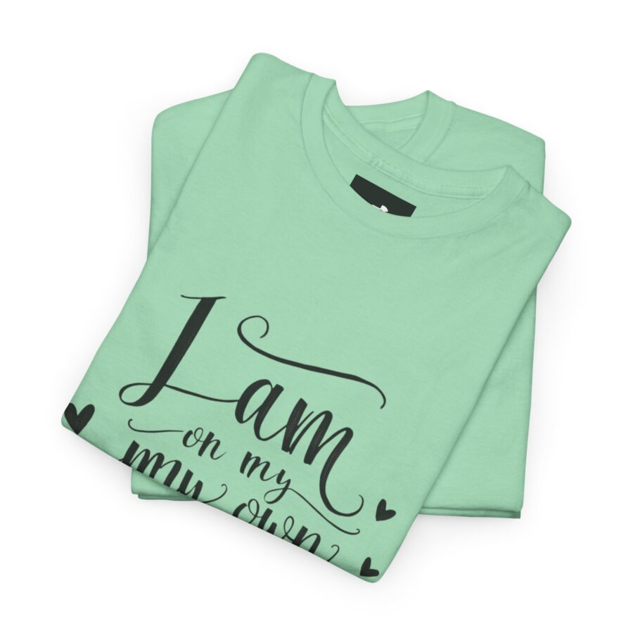 Inspirational Unisex Heavy Cotton Tee - 'I am on my own path' - Image 16