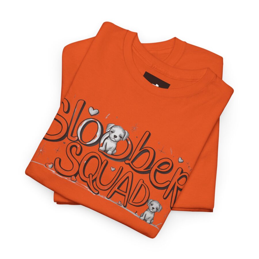 Slobber Squad Unisex Heavy Cotton Tee - Fun Pet Lovers T-Shirt - Image 6