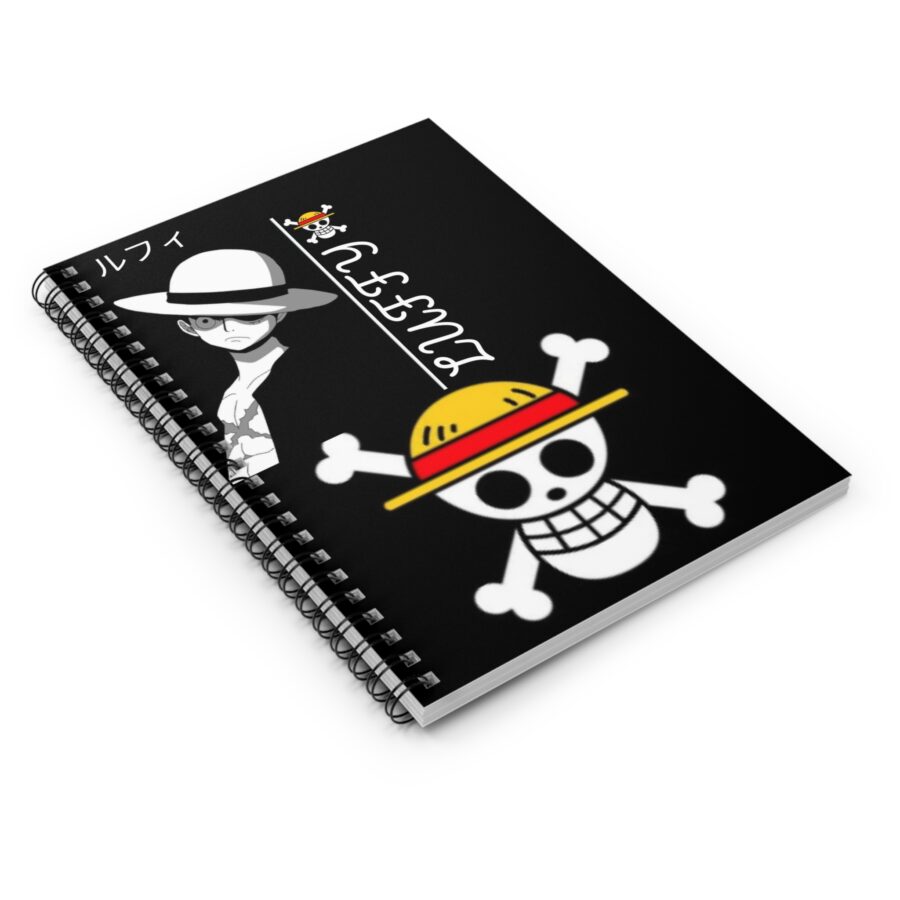 Anime-Inspired Spiral Notebook - Pirate Adventure Design - Image 3