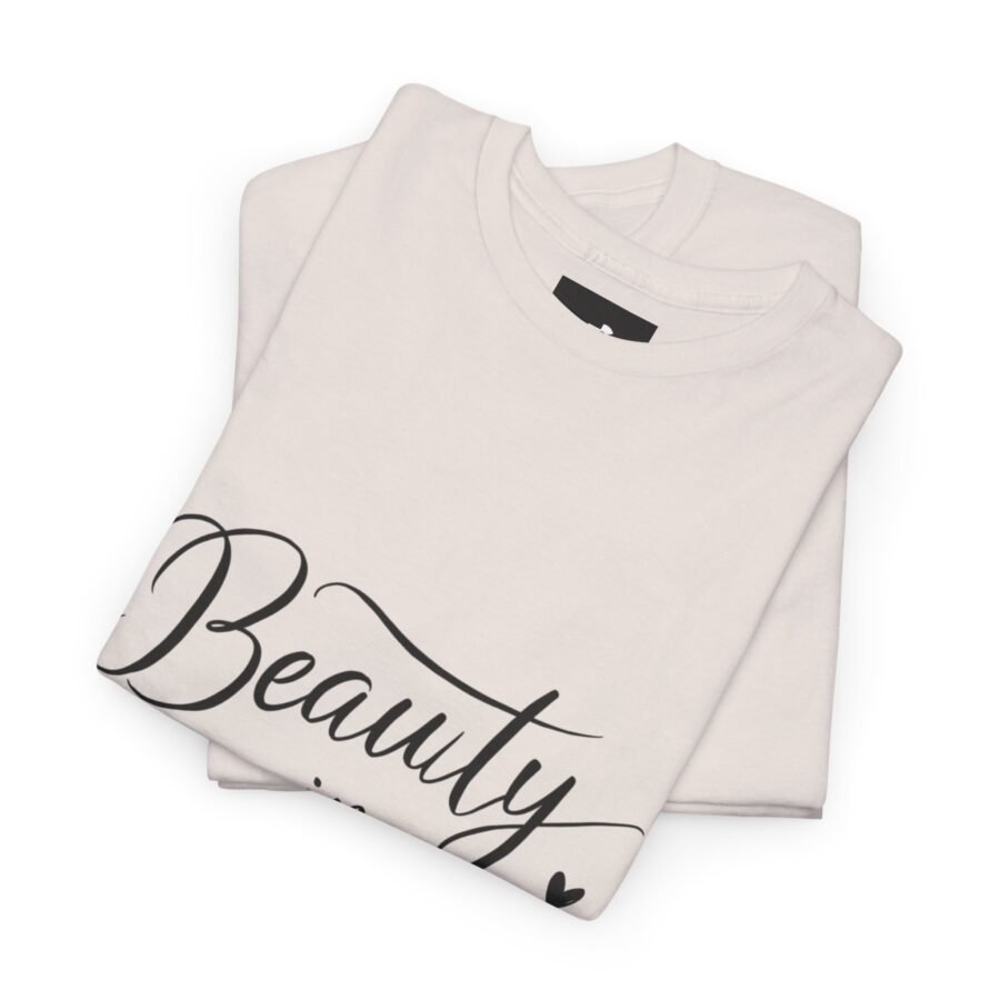 Beauty in Simplicity Unisex Heavy Cotton Tee - Image 6