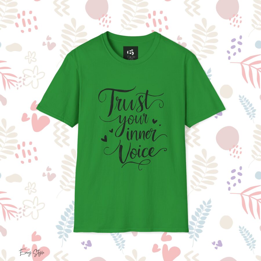 Trust Your Inner Voice Unisex Softstyle T-Shirt - Inspirational Graphic Tee - Image 14