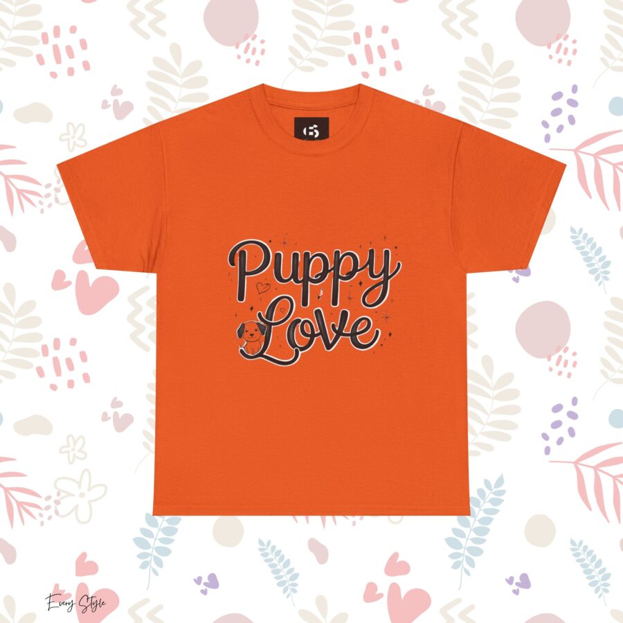 Puppy Love Unisex Heavy Cotton Tee - Perfect for Dog Lovers - Image 11