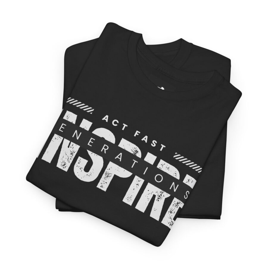 Inspire Unisex Softstyle T-Shirt, customized, personalized, men, unisex, tee, motivational, gift  for him, inspirational, positive vibe, cool, fashionable, gift for husband, sassy Unisex Heavy Cotton Tee - - Image 2