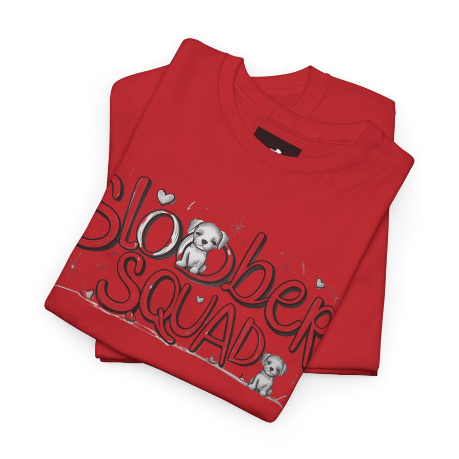 Slobber Squad Unisex Heavy Cotton Tee - Fun Pet Lovers T-Shirt - Image 18