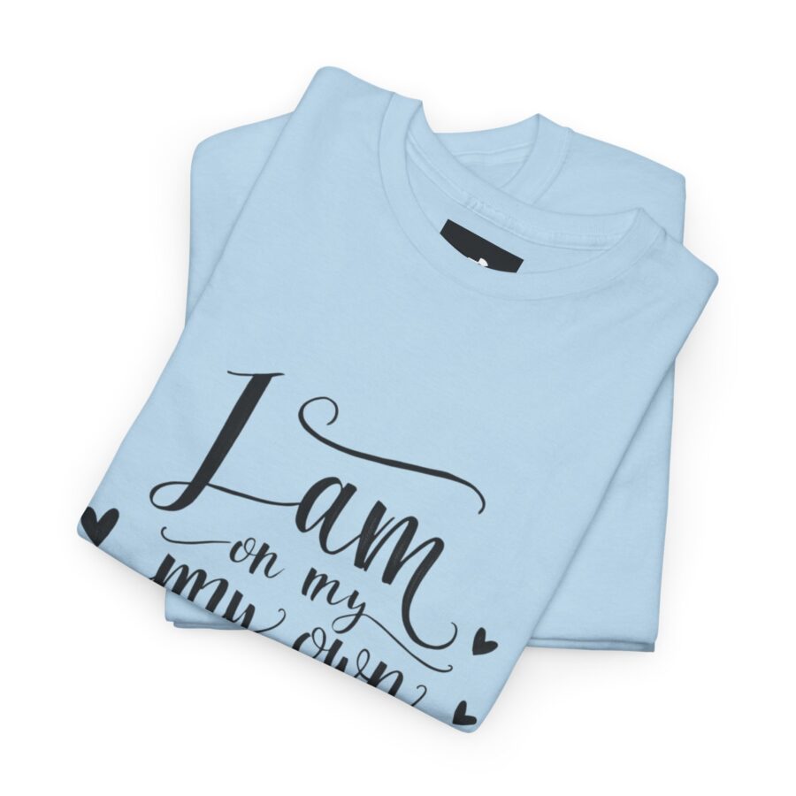 Inspirational Unisex Heavy Cotton Tee - 'I am on my own path' - Image 20