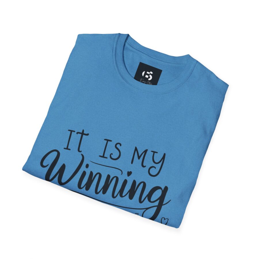 "It Is My Winning Season" Unisex Softstyle T-Shirt - Celebrate Your Victories! - Image 2