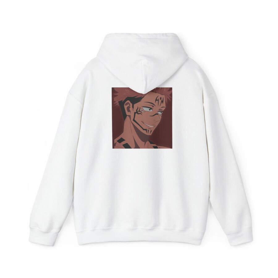 Anime-Inspired Unisex Heavy Blend Hoodie with Stylish Graphics - Image 4