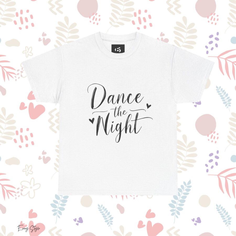 Dance the Night Unisex Heavy Cotton Tee - Perfect for Parties & Celebrations - Image 3