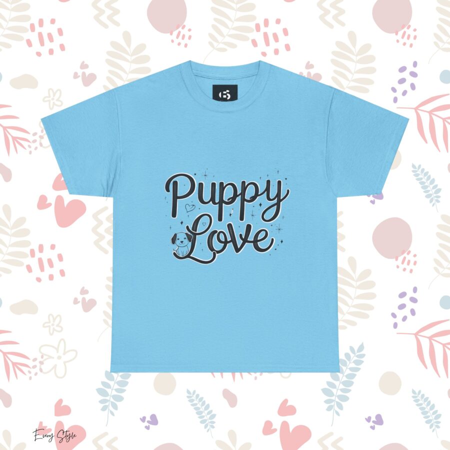 Puppy Love Unisex Heavy Cotton Tee - Perfect for Dog Lovers - Image 15