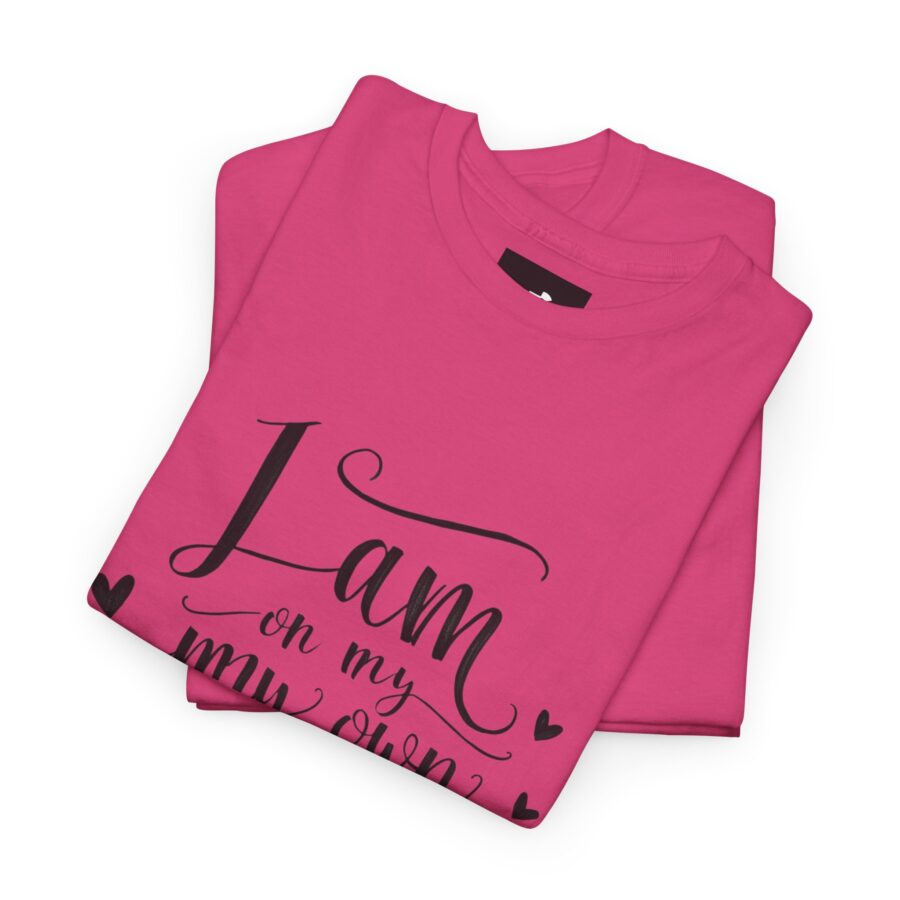 Inspirational Unisex Heavy Cotton Tee - 'I am on my own path' - Image 26