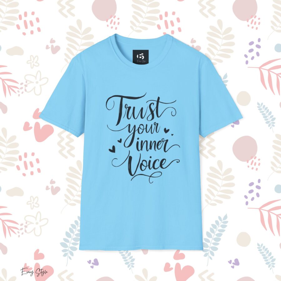 Trust Your Inner Voice Unisex Softstyle T-Shirt - Inspirational Graphic Tee - Image 16