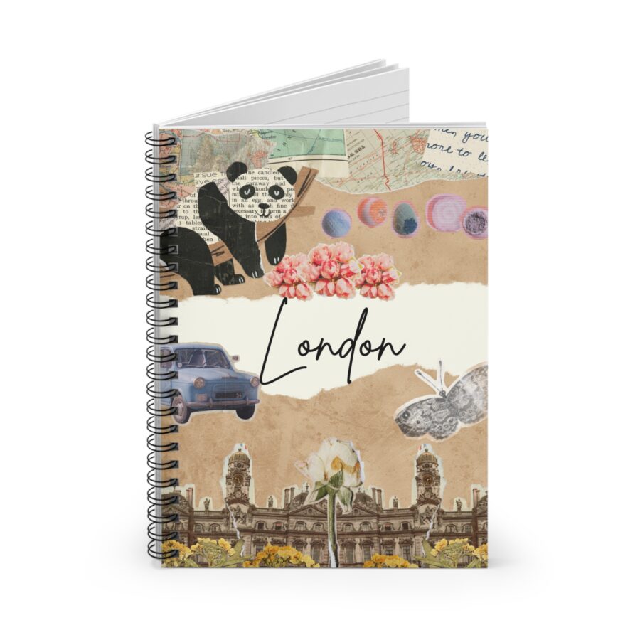 London Vintage Spiral Notebook