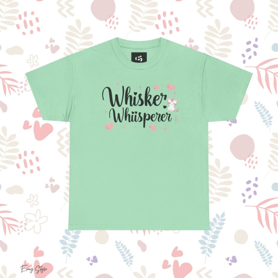 Whisker Whisperer Unisex Heavy Cotton Tee - Perfect for Cat Lovers - Image 15