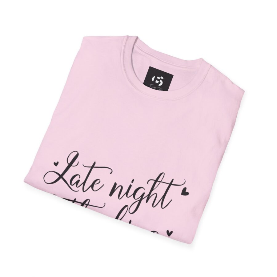 Late Night Thinking Unisex Softstyle T-Shirt - Cozy and Inspirational - Image 24