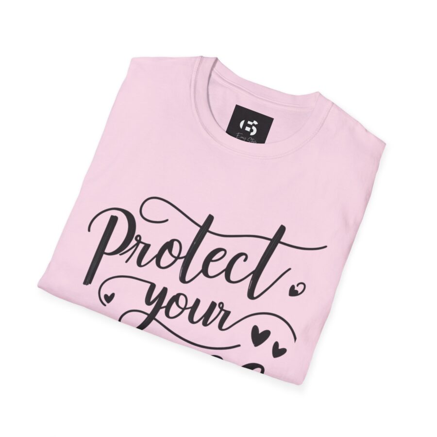 Protect Your Peace Unisex Softstyle T-Shirt - Comfortable Inspirational Tee for Mindfulness and Self-Care - Image 25