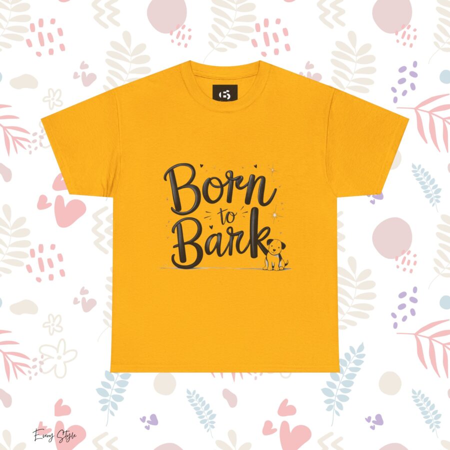 Born to Bark Unisex Heavy Cotton Tee - Perfect for Dog Lovers