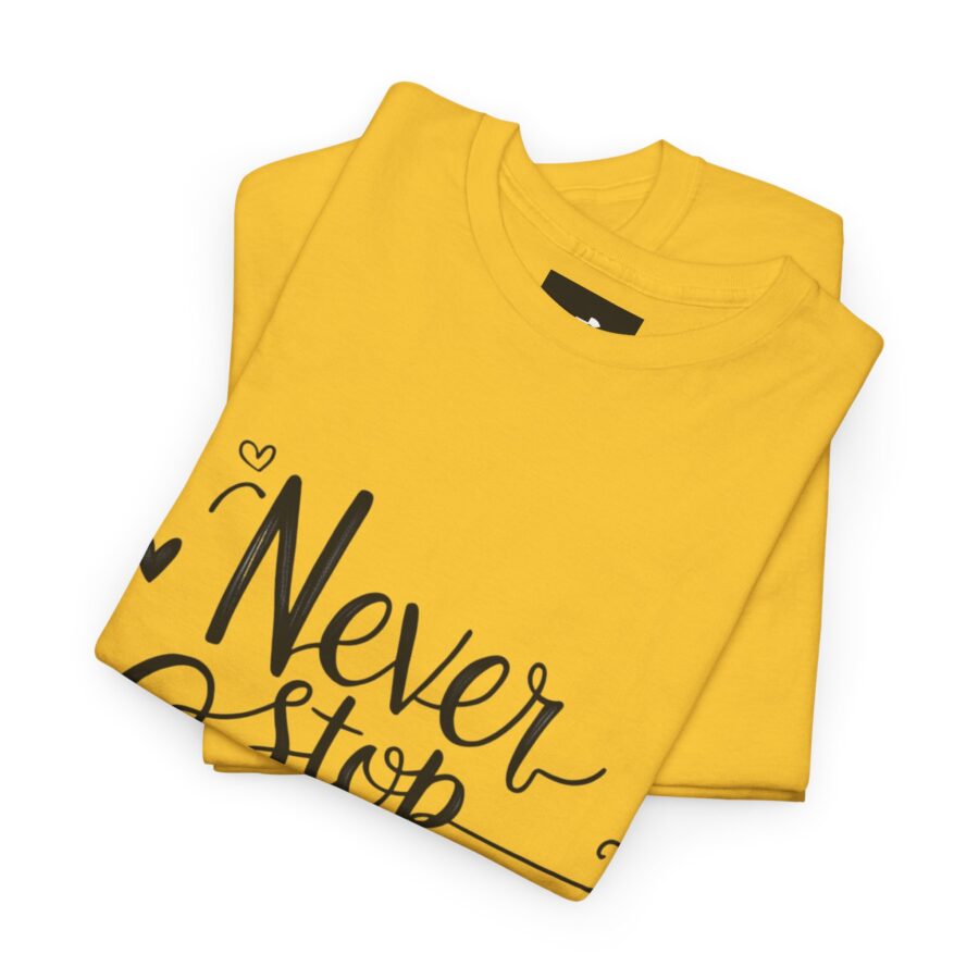 Never Stop Growing Unisex Heavy Cotton Tee - Inspirational & Motivational T-Shirt - Image 15