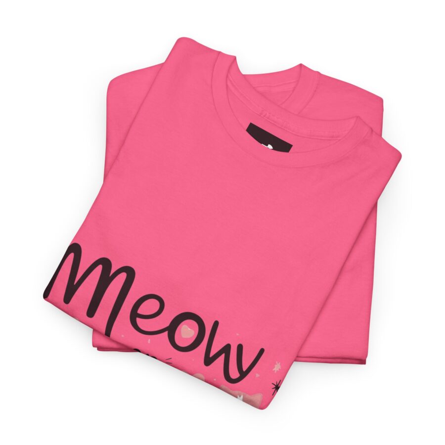 Meow or Never Unisex Heavy Cotton Tee - Image 27