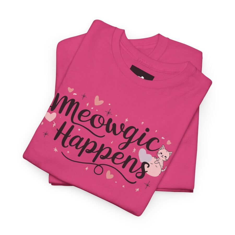 Meowing Unisex Heavy Cotton Tee,  cat, animal theme, tee, cat lover, funny, cute, gift for her, gift for cat lover, cat fan, cat vibe, animal lover, gift for girl,  nature lover - Image 24