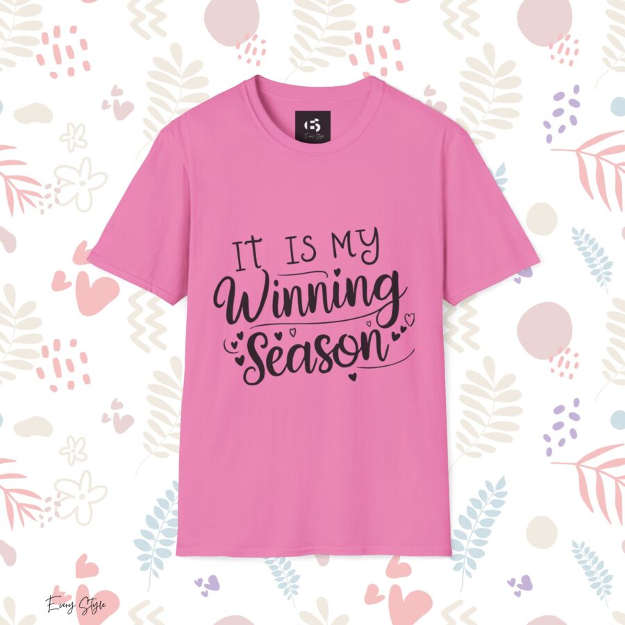 "It Is My Winning Season" Unisex Softstyle T-Shirt - Celebrate Your Victories! - Image 26