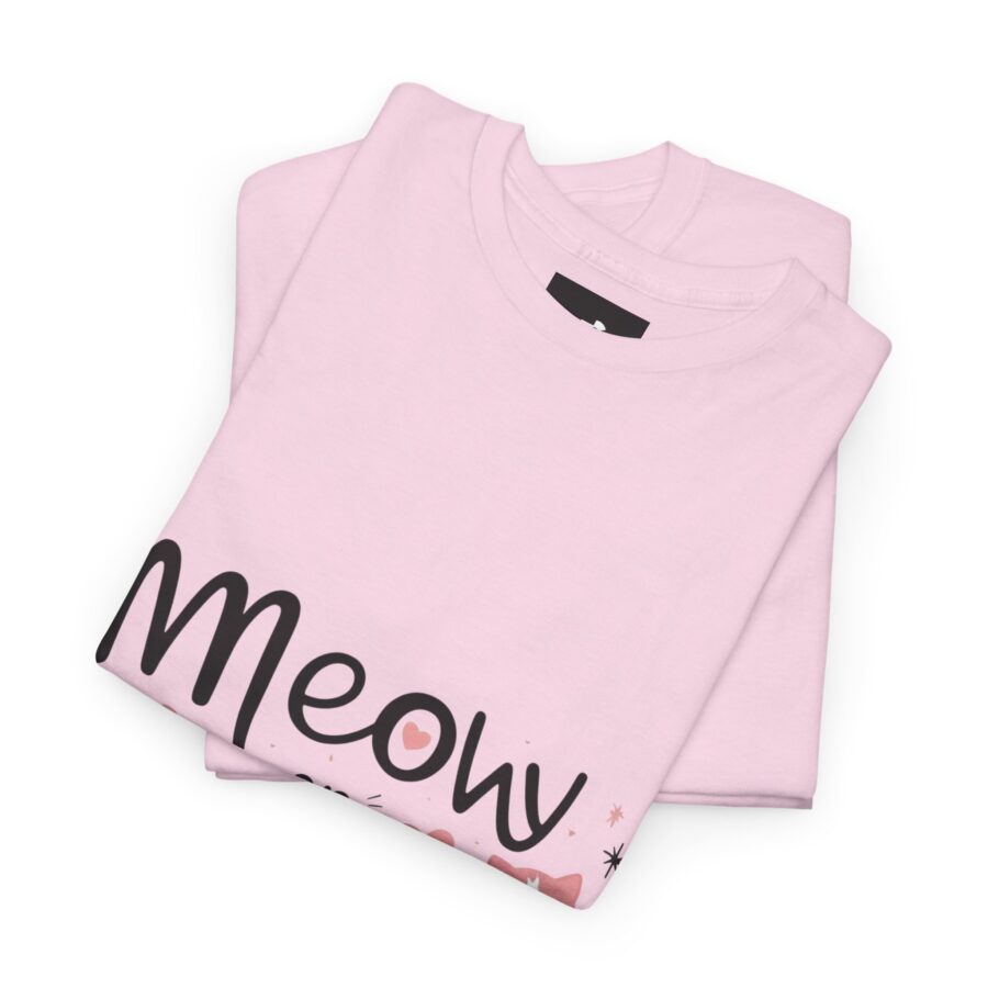 Meow or Never Unisex Heavy Cotton Tee - Image 25