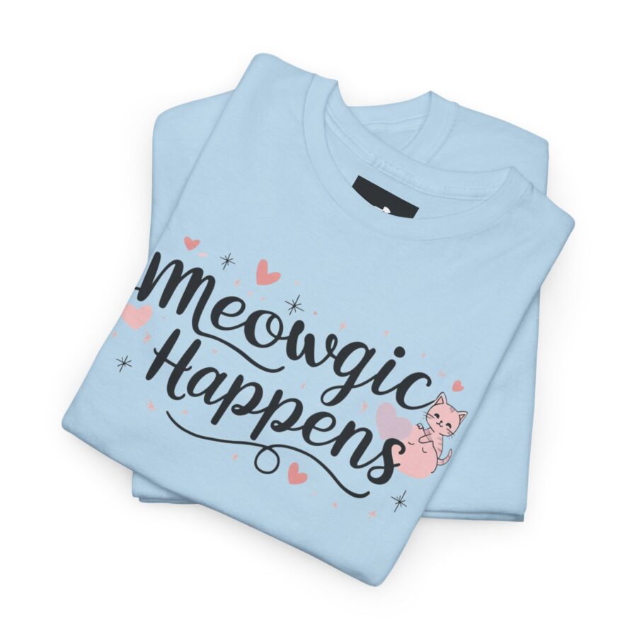 Meowing Unisex Heavy Cotton Tee,  cat, animal theme, tee, cat lover, funny, cute, gift for her, gift for cat lover, cat fan, cat vibe, animal lover, gift for girl,  nature lover - Image 16