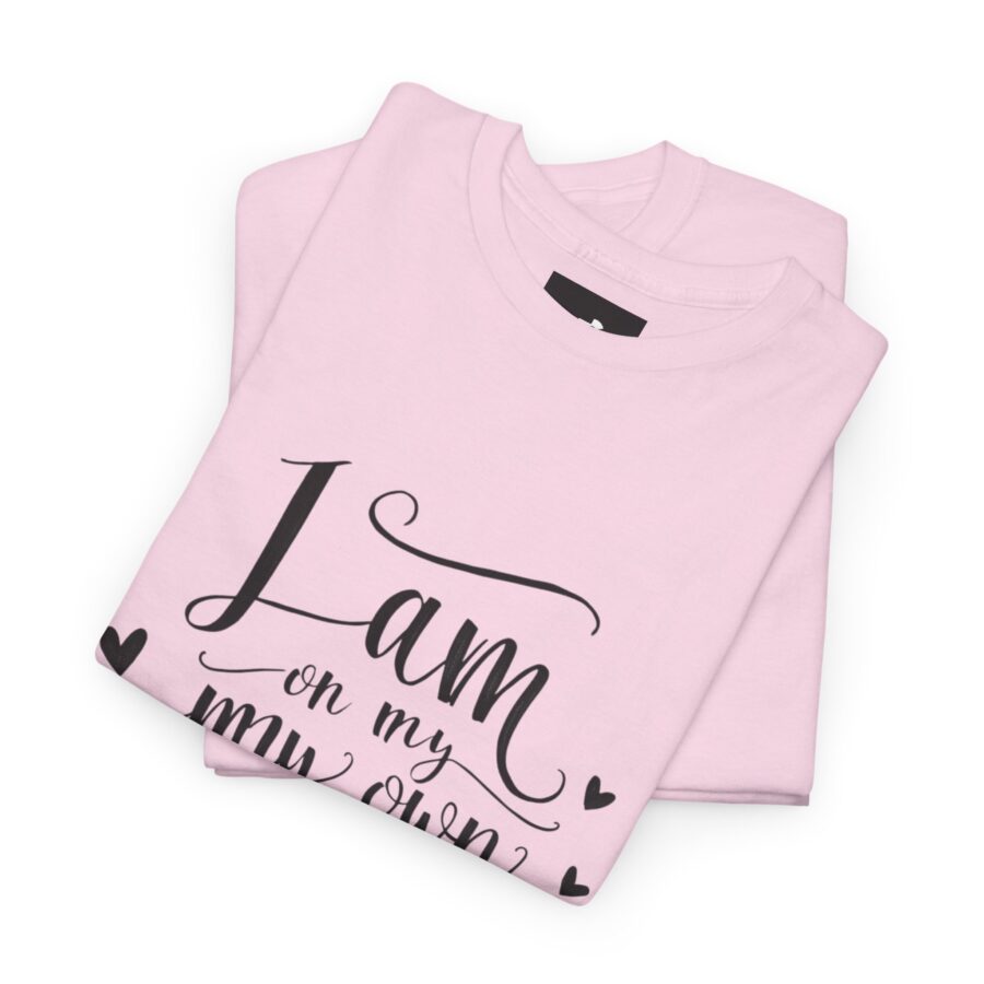 Inspirational Unisex Heavy Cotton Tee - 'I am on my own path' - Image 24