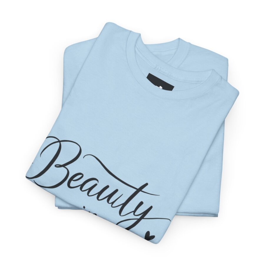 Beauty in Simplicity Unisex Heavy Cotton Tee - Image 19