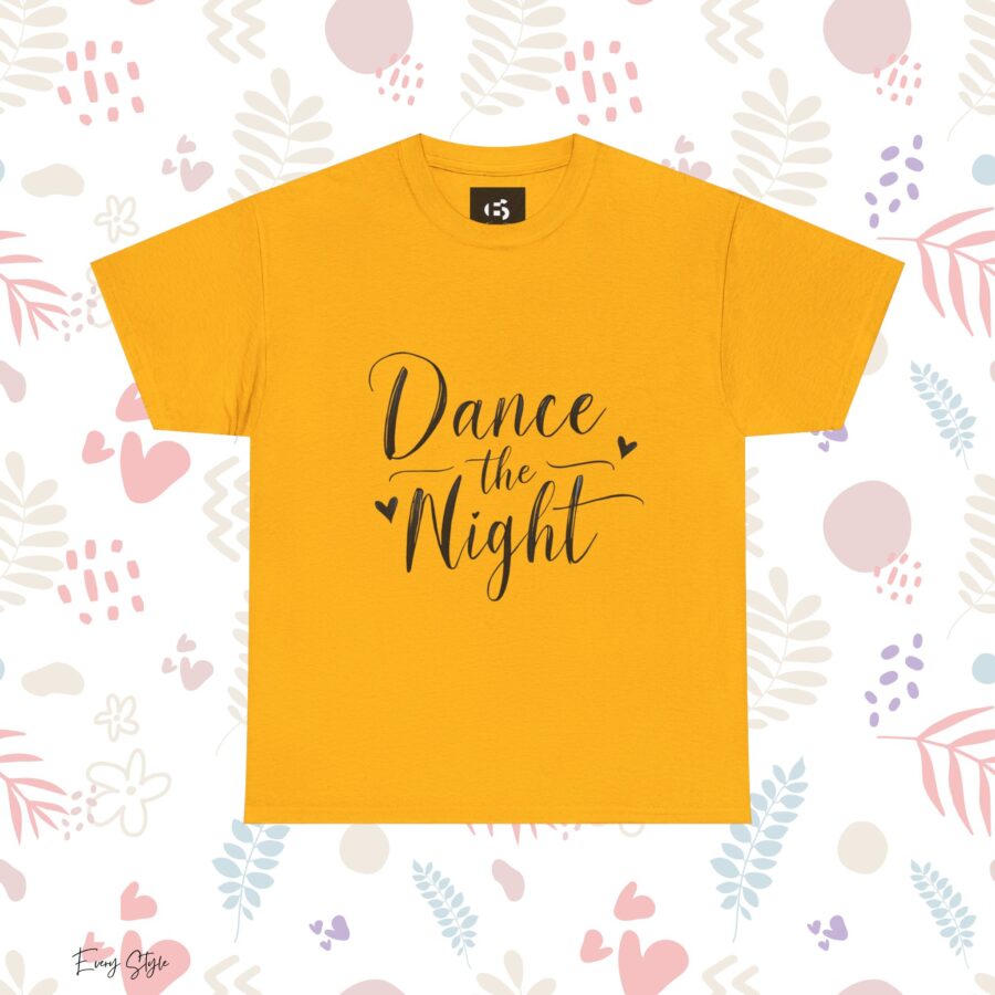 Dance the Night Unisex Heavy Cotton Tee - Perfect for Parties & Celebrations - Image 10