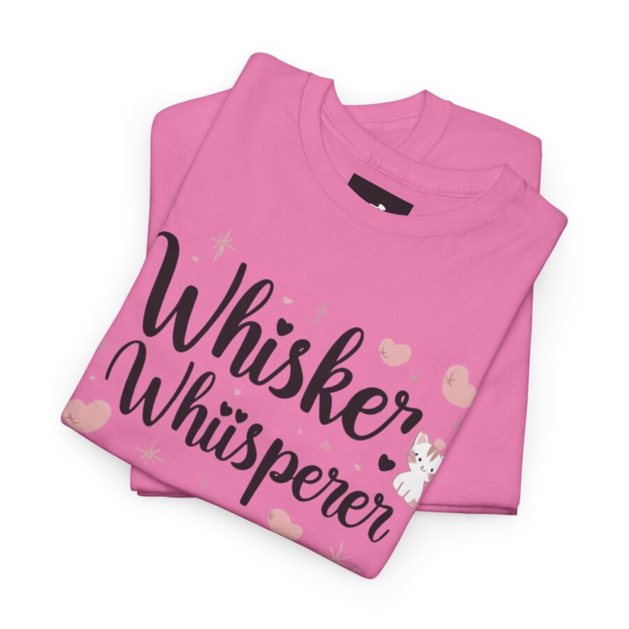 Whisker Whisperer Unisex Heavy Cotton Tee - Perfect for Cat Lovers - Image 26