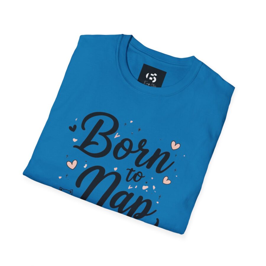 Born to Nap Unisex Softstyle T-Shirt – Comfy Shirt for Cat Lovers - Image 29