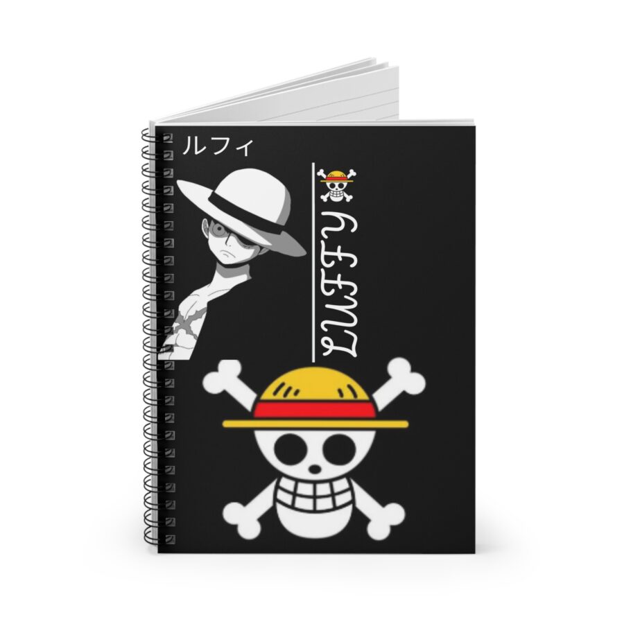 Anime-Inspired Spiral Notebook - Pirate Adventure Design