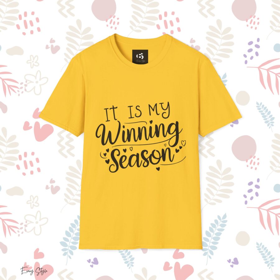 "It Is My Winning Season" Unisex Softstyle T-Shirt - Celebrate Your Victories! - Image 12