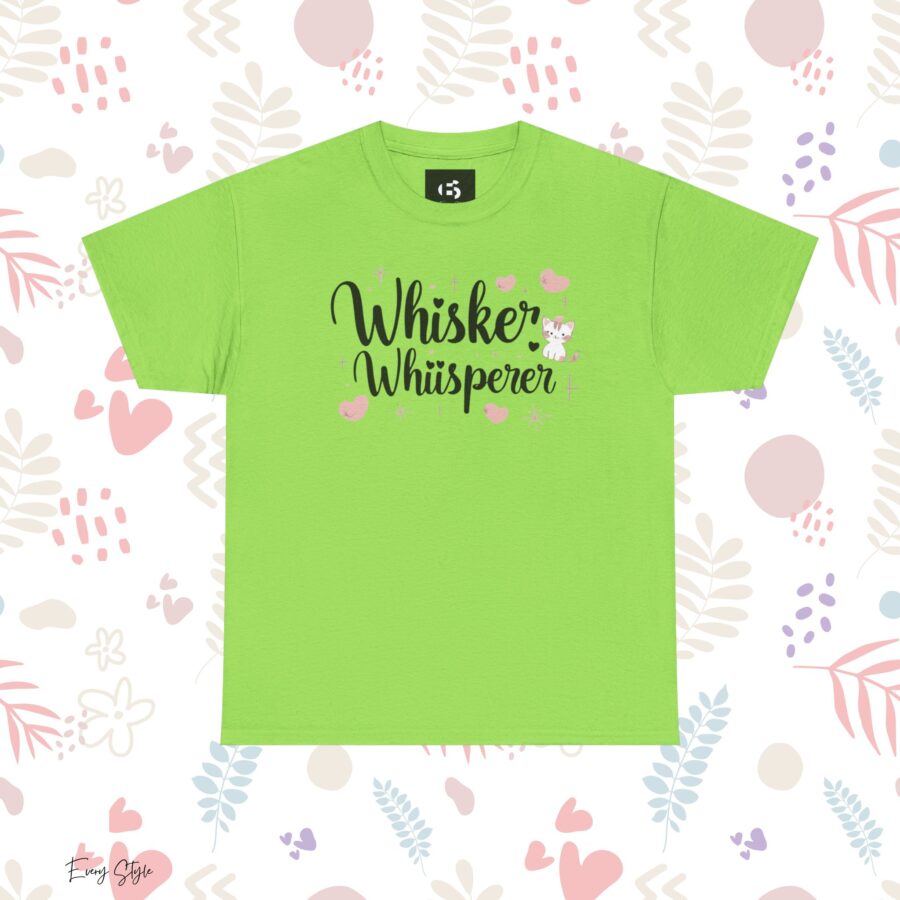 Whisker Whisperer Unisex Heavy Cotton Tee - Perfect for Cat Lovers - Image 13