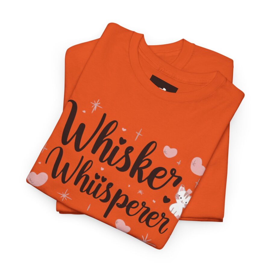 Whisker Whisperer Unisex Heavy Cotton Tee - Perfect for Cat Lovers - Image 10