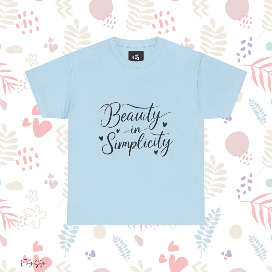 Beauty in Simplicity Unisex Heavy Cotton Tee - Image 18