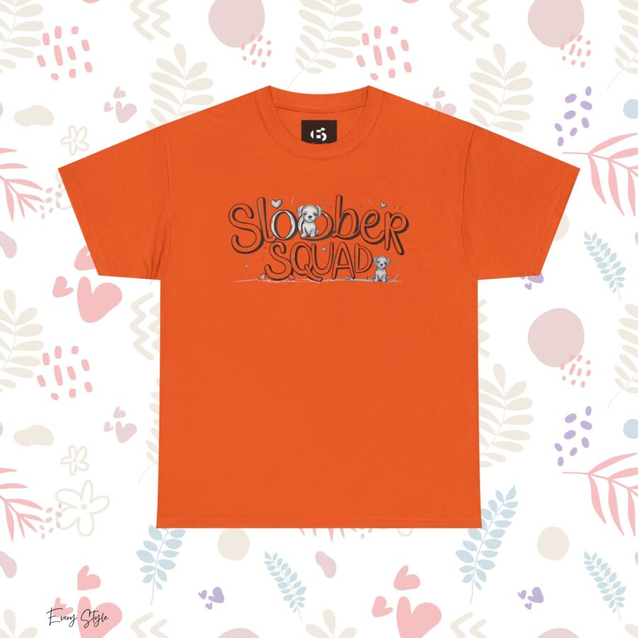 Slobber Squad Unisex Heavy Cotton Tee - Fun Pet Lovers T-Shirt - Image 5