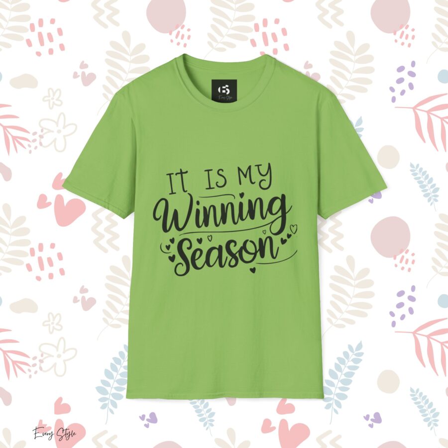 "It Is My Winning Season" Unisex Softstyle T-Shirt - Celebrate Your Victories! - Image 14