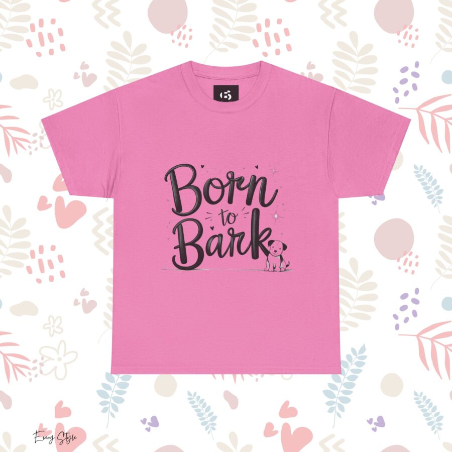 Born to Bark Unisex Heavy Cotton Tee - Perfect for Dog Lovers - Image 26