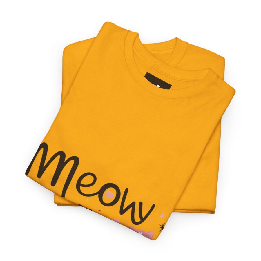 Meow or Never Unisex Heavy Cotton Tee - Image 2