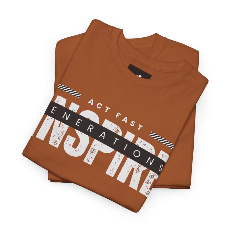 Inspire Unisex Softstyle T-Shirt, customized, personalized, men, unisex, tee, motivational, gift  for him, inspirational, positive vibe, cool, fashionable, gift for husband, sassy Unisex Heavy Cotton Tee - - Image 6