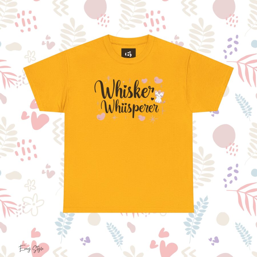 Whisker Whisperer Unisex Heavy Cotton Tee - Perfect for Cat Lovers