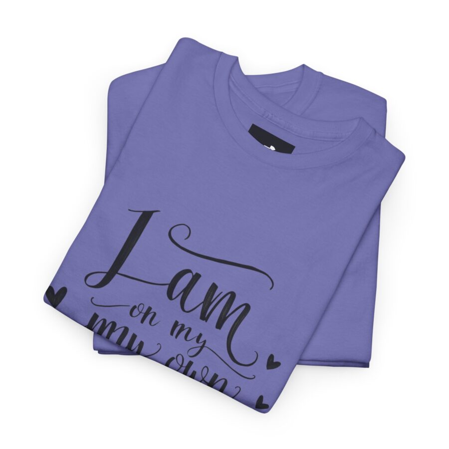 Inspirational Unisex Heavy Cotton Tee - 'I am on my own path' - Image 22