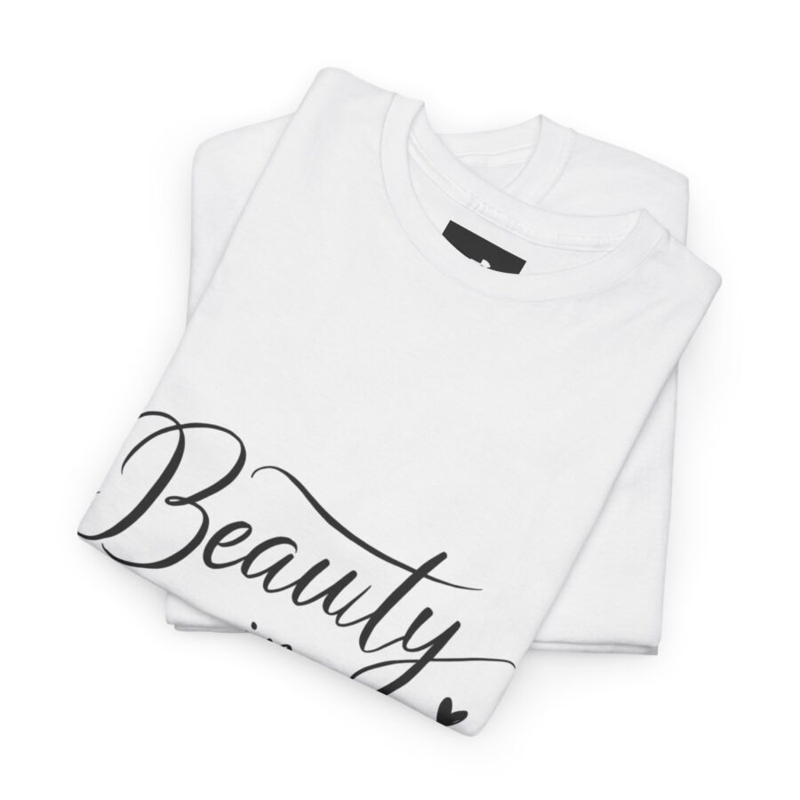 Beauty in Simplicity Unisex Heavy Cotton Tee - Image 4