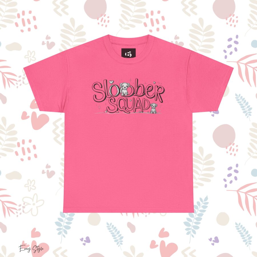 Slobber Squad Unisex Heavy Cotton Tee - Fun Pet Lovers T-Shirt - Image 15