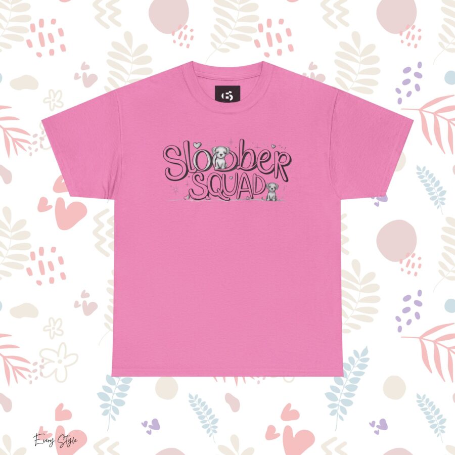 Slobber Squad Unisex Heavy Cotton Tee - Fun Pet Lovers T-Shirt - Image 13